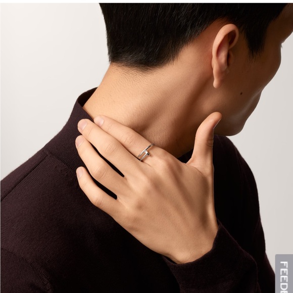 ✨SOLD✨Like New Authentic Cartier Juste Un Clou Ring in White Gold Size 49 - Picture 11 of 12